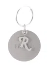 Raf Simons Circle Single Earrings In Silver