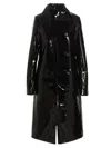 Raf Simons Black Classic Double Breasted Coat In Black