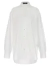 Raf Simons Mesh Insert Shirt In White