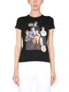 Raf Simons Crew Neck T-shirt In Black