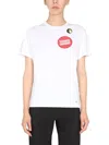 Raf Simons Teenage Dreams-patch Cotton T-shirt In White