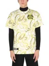 Raf Simons Men's Crew Neck T Shirt In Yellow