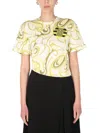 Raf Simons Yellow Green T Shirts In Yellow