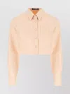 Raf Simons Cropped Cotton Piquet Shirt