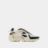Raf Simons Multi-panel Lace-up Sneakers In Multicolor