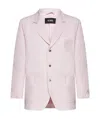 Raf Simons Denim Suit Jacket In Pink