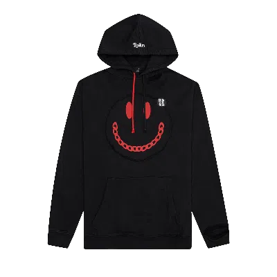 Pre-owned Raf Simons Destroy Washed Print Regular Fit Hoodie 'black'