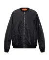 Raf Simons Detached-print Bomber Jacket In Black