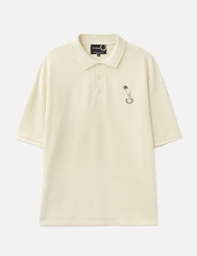 Raf Simons Fred Perry Polo Shirt In Neutral