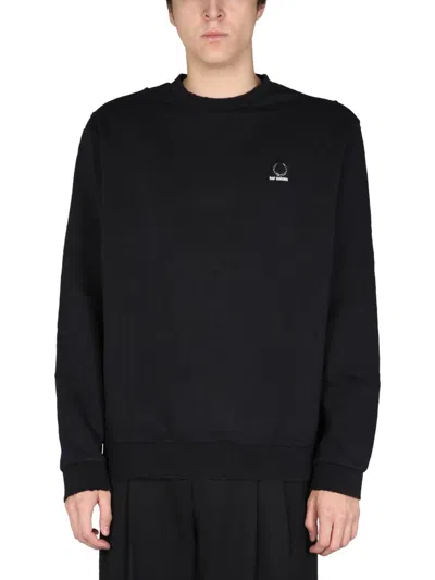 Raf Simons Fred Perry X  Crewneck Sweatshirt In Black