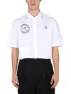 Raf Simons Camicia Con Patch In Yellow