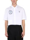 Raf Simons Shirt With Patch In White