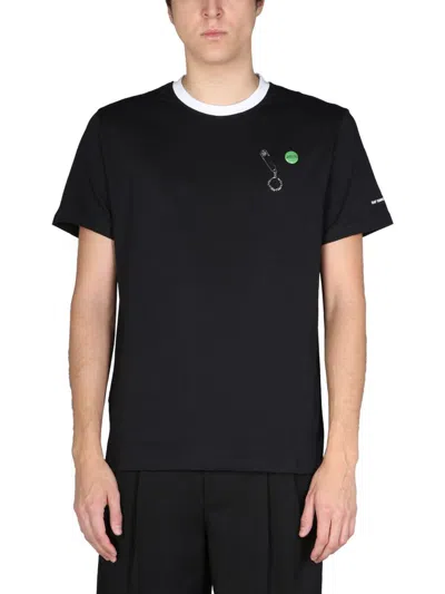 Raf Simons Fred Perry X  Slim Fit T-shirt In Black