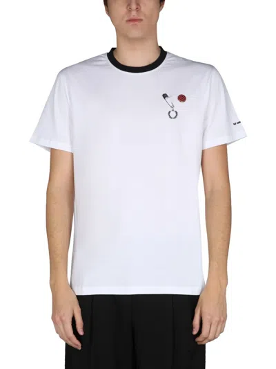 Raf Simons Fred Perry X  Slim Fit T-shirt In White