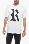 Raf Simons Oversized R Logo T-shirt In Multi