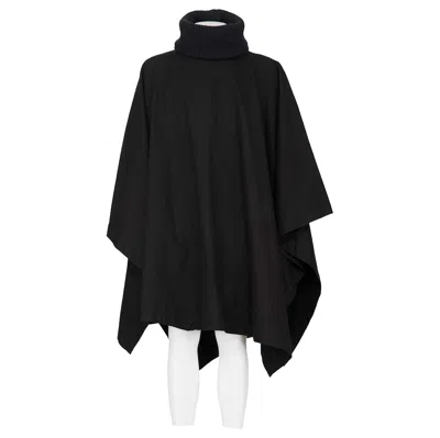 Pre-owned Raf Simons Fw 00 Rare And Iconic Cotton Cape In Black