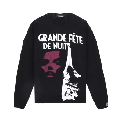 Pre-owned Raf Simons Grand Fete De Nuit Knit 'black' | Men's Size S