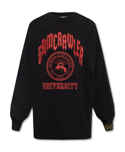 Raf Simons Graphic-print Cotton Sweatshirt