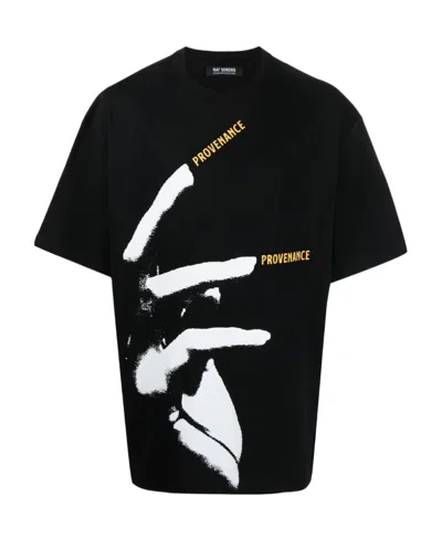 Raf Simons Graphic-print T-shirt In Black