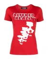 Raf Simons 'altered Reality' Print T-shirt In Red