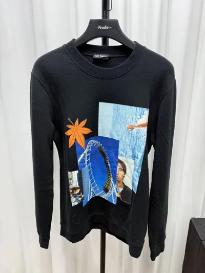 Pre-owned Raf Simons Graphic Sweatshirt In Black