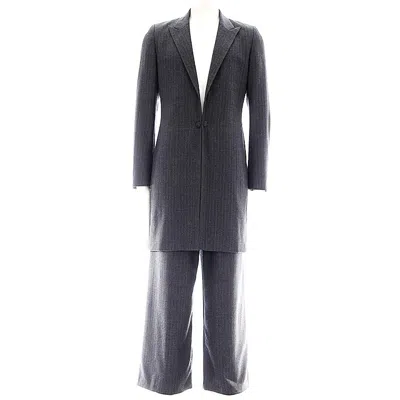 Pre-owned Raf Simons Grey Mens Trouser Suit, Fw 1999 In Gray