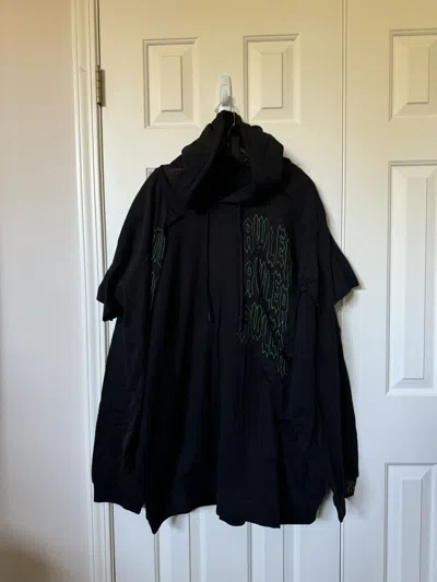 Pre-owned Raf Simons Grim Crawler Double Layered Hoodie