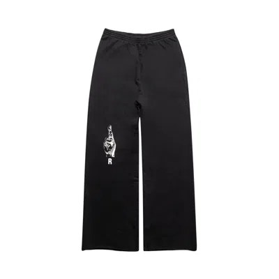 Pre-owned Raf Simons Hand Sign Joggers 'black' | Men's Size S