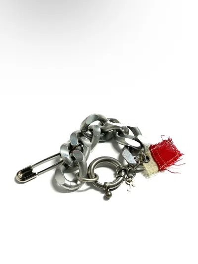 Pre-owned Raf Simons Huge Lock Pin Bracelet
