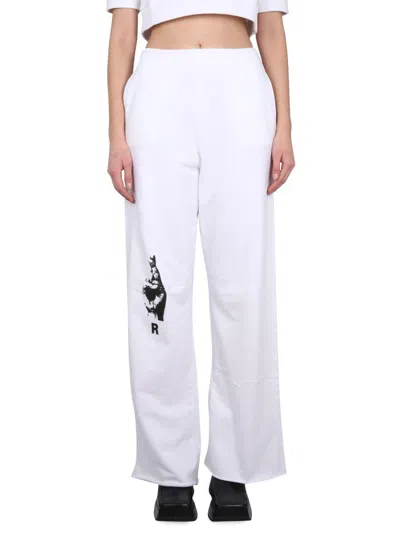 Raf Simons Jogging Trousers In White