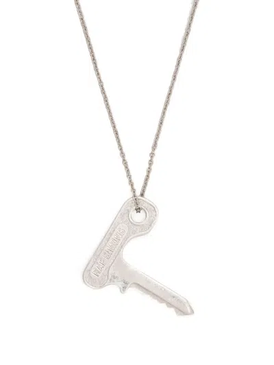Raf Simons Man Silver Necklaces