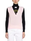 Raf Simons Chic Knit Vest With V-neckline For Women