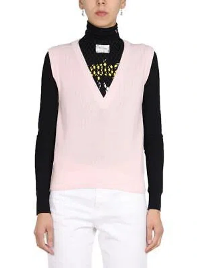 Pre-owned Raf Simons Knitted Vest In Pink