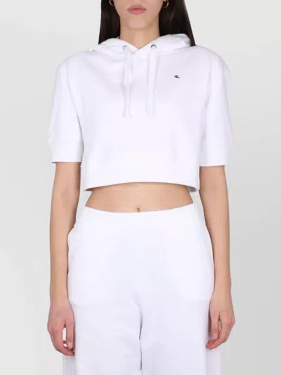 RAF SIMONS KNITWEAR HOOD LOGO EMBROIDERY