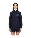 Raf Simons Lapel Long-sleeved Shirt In Black