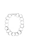 Raf Simons Linked Rings Chain Collar Necklace