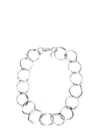 Raf Simons Linked Rings Chain Collar Necklace