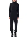 Raf Simons Logo Embroidered High-necked Leotard In Black
