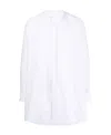 Raf Simons Logo-patch Button-up Shirt In White