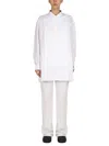 Raf Simons Logo Patch Shirt With Classic Collar For Women