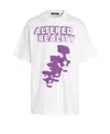 Raf Simons Logo Round Collar Short-sleeved T-shirt In White