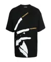 Raf Simons Logo Short-sleeved T-shirt In Black
