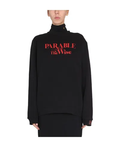 RAF SIMONS RAF SIMONS GRAPHIC CREWNECK SWEATER