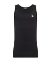 Raf Simons Logo Vest In Black