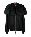 Raf Simons Yoke Detail Puffer Jacket In Black
