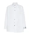 Raf Simons Denim Long-sleeve Over-shirt In White