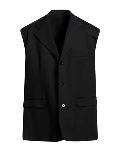 Raf Simons Man Blazer Black Size M Virgin Wool, Elastane