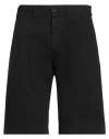 Raf Simons Man Denim Shorts Black Size 36 Cotton In Black