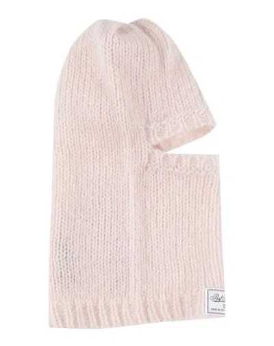 Raf Simons Man Hat Light Pink Size Onesize Mohair Wool, Polyamide, Wool