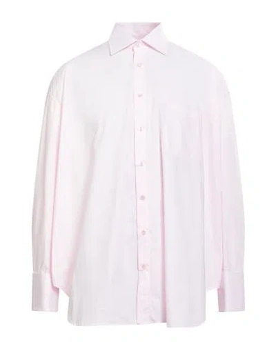 Raf Simons Man Shirt Light Pink Size M Cotton
